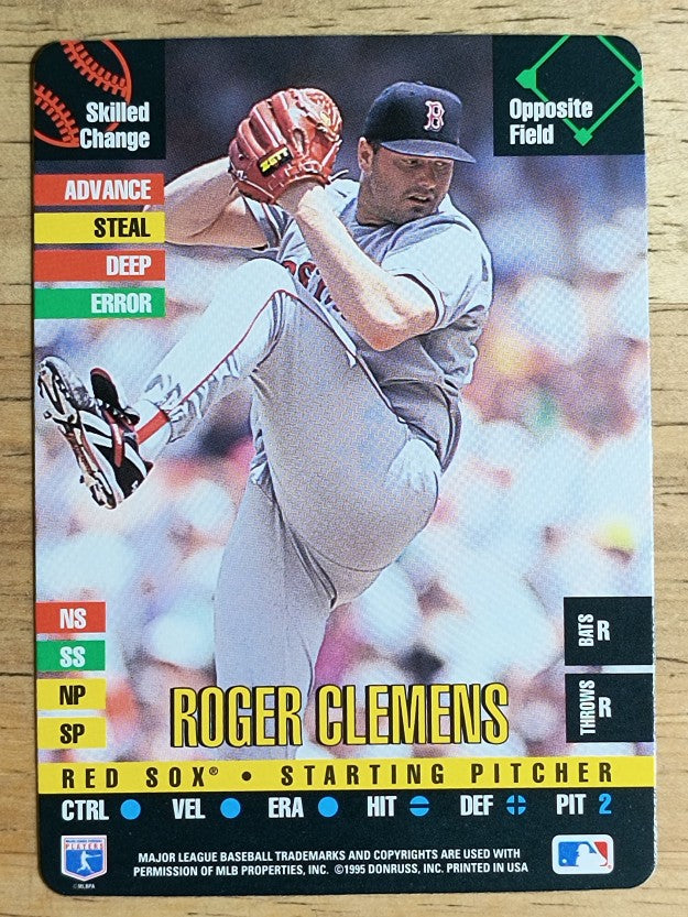 1995 Donruss Top of the Order #19 Roger Clemens C