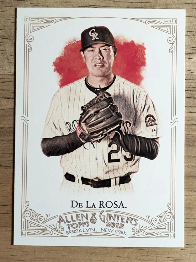 2012 Topps Allen and Ginter #253 Jorge De La Rosa