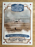 2012 Topps Allen and Ginter Historical Turning Points #HTP15 First at Kitty Hawk