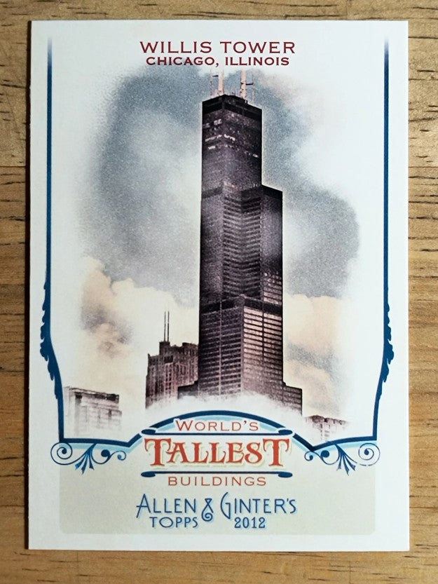 2012 Topps Allen and Ginter World's Tallest Buildings #WTB4 Willis Tower