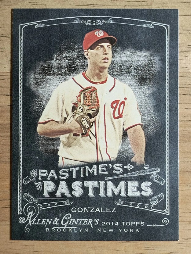 2014 Topps Allen and Ginter The Pastime's Pastime #PPGG Gio Gonzalez