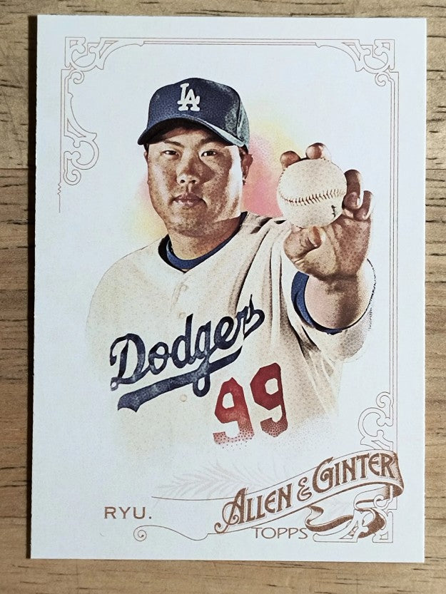 2015 Topps Allen and Ginter #237 Hyun-Jin Ryu