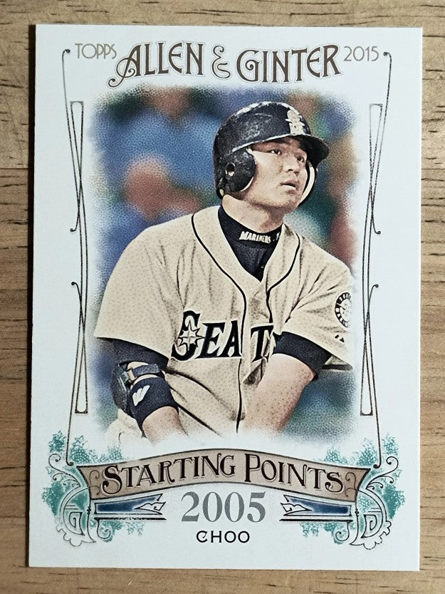 2015 Topps Allen and Ginter Starting Points #SP88 Shin-Soo Choo