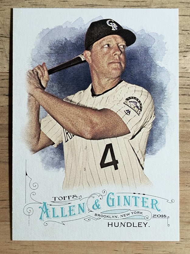 2016 Topps Allen and Ginter #91 Nick Hundley