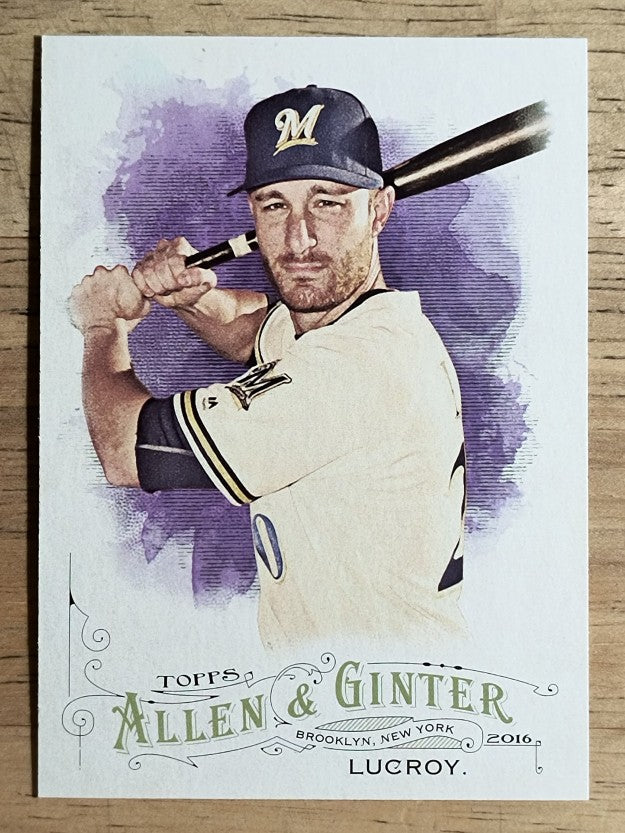 2016 Topps Allen and Ginter #124 Jonathan Lucroy