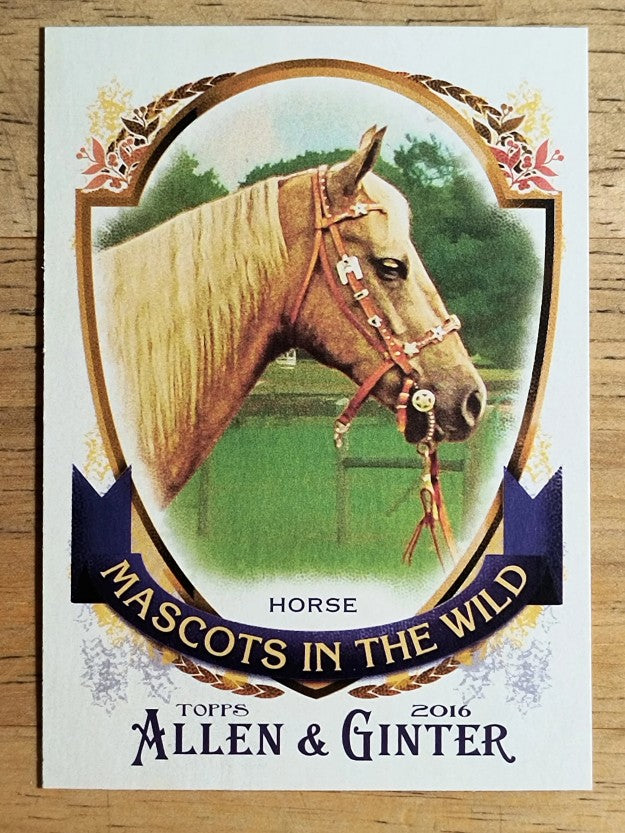 2016 Topps Allen and Ginter Mascots in the Wild #MIW6 Horse