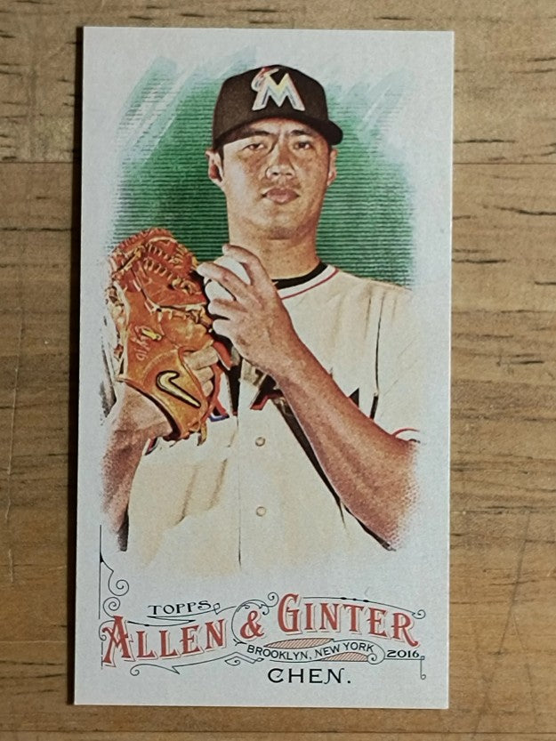 2016 Topps Allen and Ginter Mini #303 Wei-Yin Chen