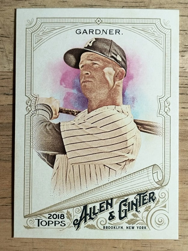 2018 Topps Allen and Ginter #308 Brett Gardner SP