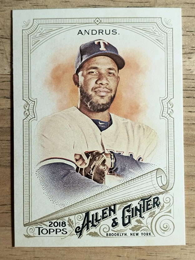 2018 Topps Allen and Ginter #326 Elvis Andrus SP