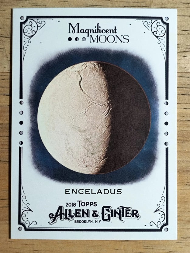 2018 Topps Allen and Ginter Magnificent Moons #MM5 Enceladus - Saturn