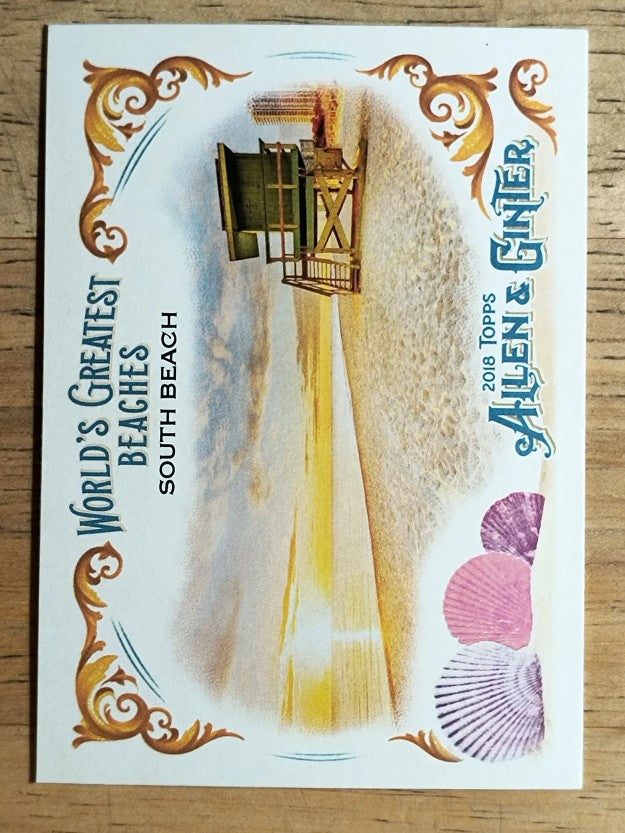 2018 Topps Allen and Ginter Worlds Greatest Beaches #WGB5 South Beach