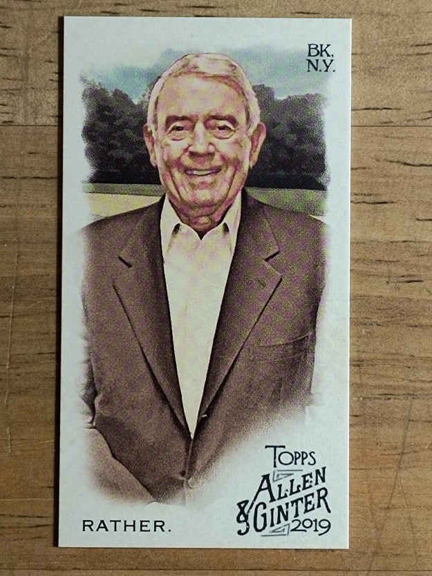 2019 Topps Allen and Ginter Mini A and G Back #174 Dan Rather