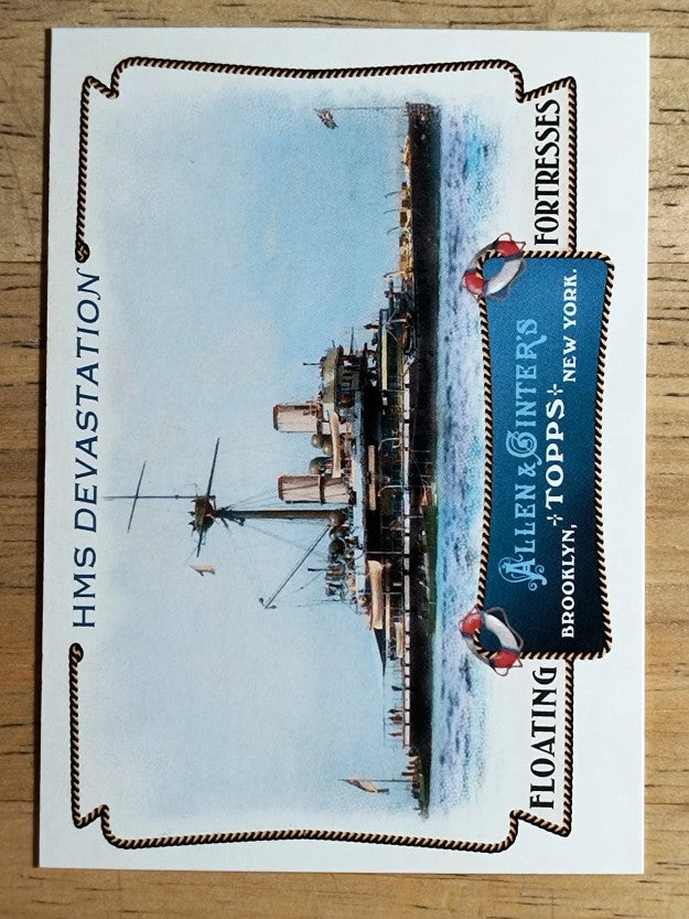 2011 Topps Allen and Ginter Floating Fortresses #FF18 HMS Devastation