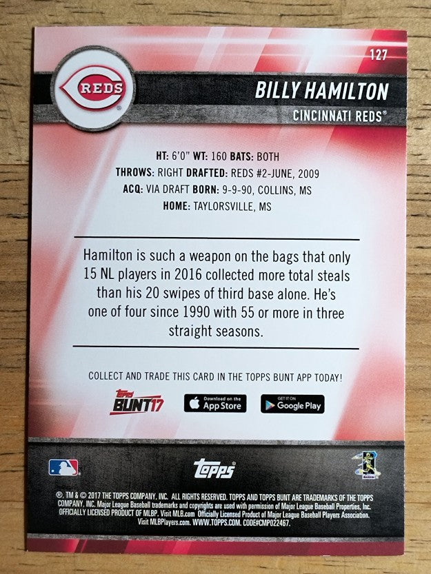 2017 Topps Bunt #127 Billy Hamilton