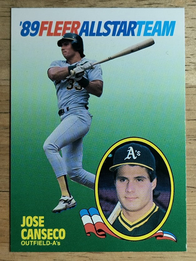 1989 Fleer All-Stars #2 Jose Canseco