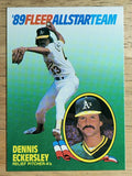 1989 Fleer All-Stars #4 Dennis Eckersley