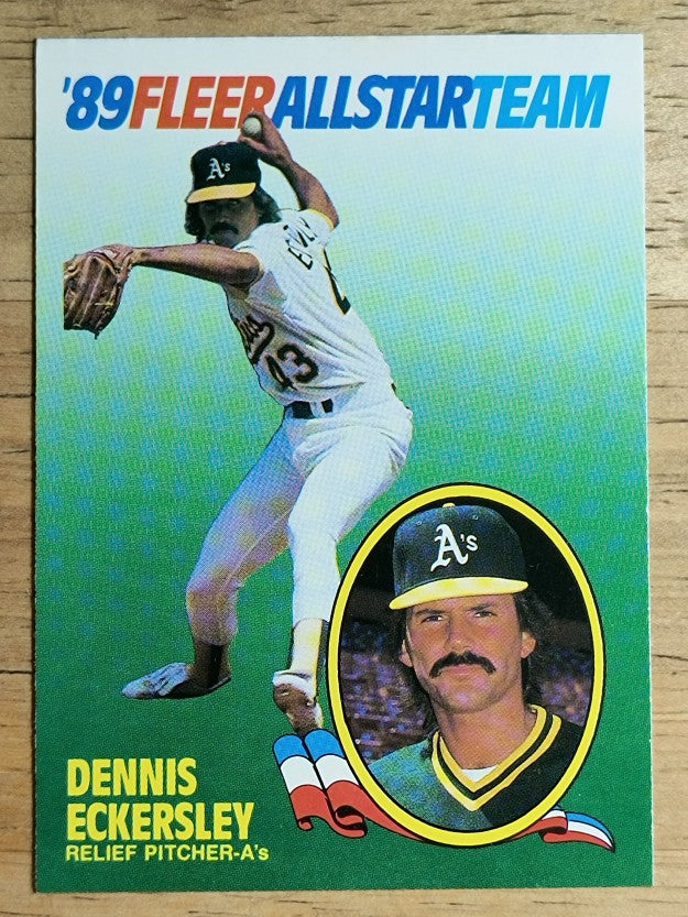 1989 Fleer All-Stars #4 Dennis Eckersley