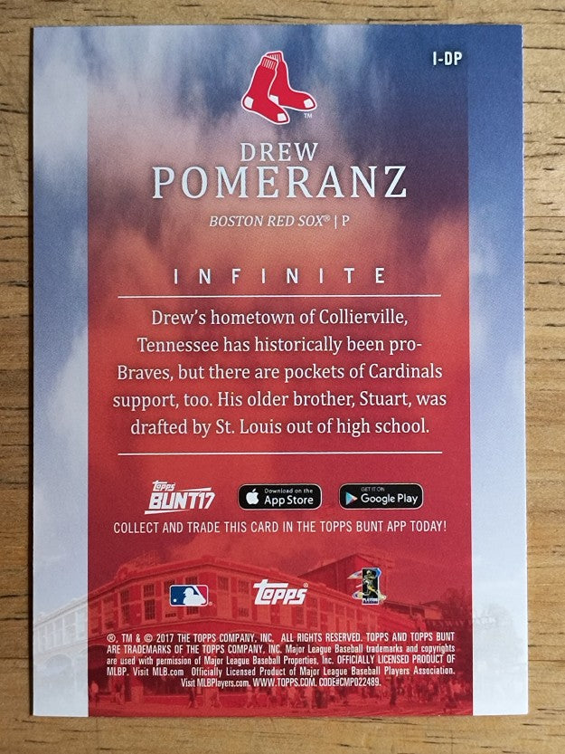 2017 Topps Bunt Infinite #IDP Drew Pomeranz