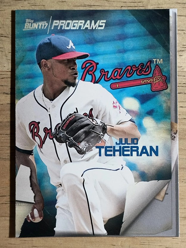 2017 Topps Bunt Programs #PRJT Julio Teheran