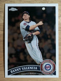 2011 Topps Chrome #41 Danny Valencia