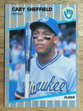 1989 Fleer #196 Gary Sheffield RC