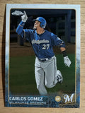 2015 Topps Chrome #73 Carlos Gomez