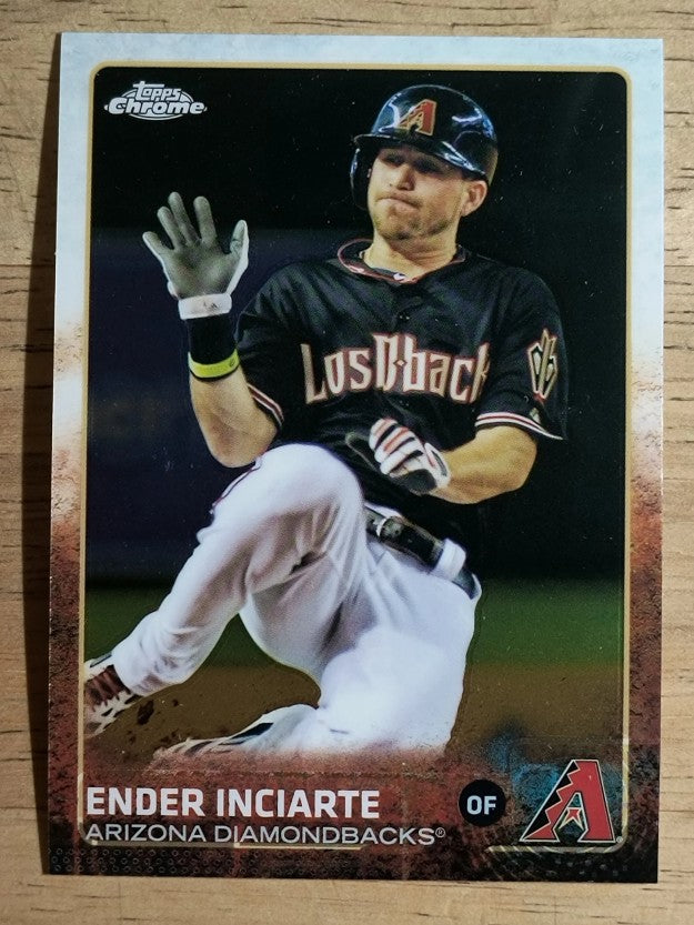 2015 Topps Chrome #170 Ender Inciarte RC