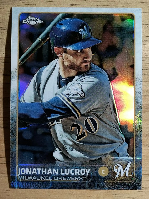2015 Topps Chrome Refractors #13 Jonathan Lucroy