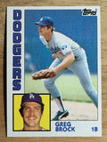 1984 Topps #555 Greg Brock
