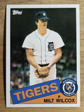 1985 Topps #99 Milt Wilcox