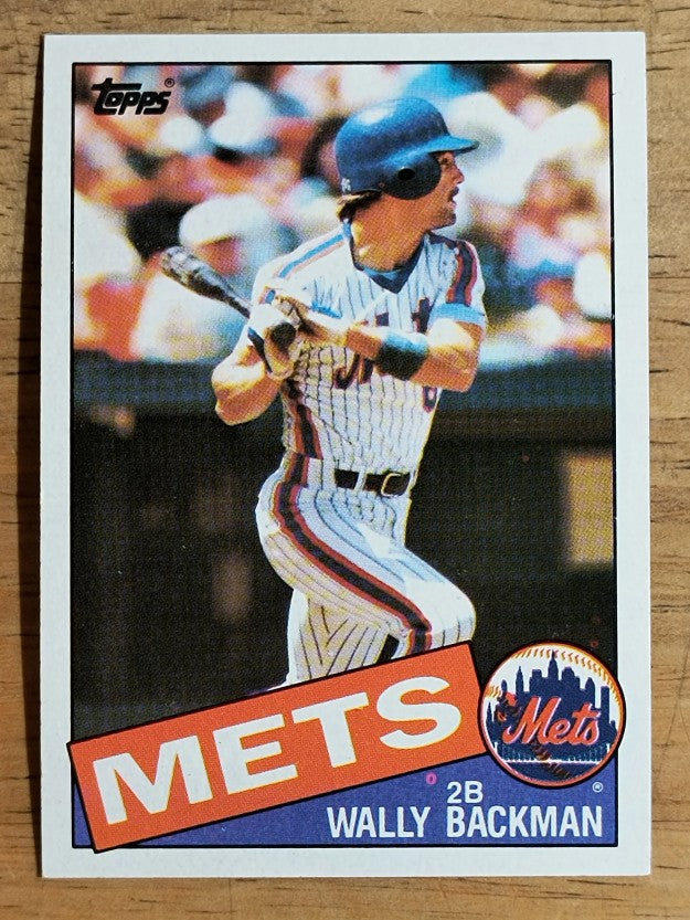 1985 Topps #677 Wally Backman