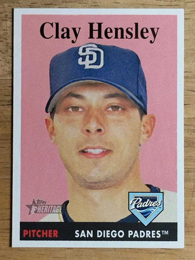 2007 Topps Heritage #380 Clay Hensley