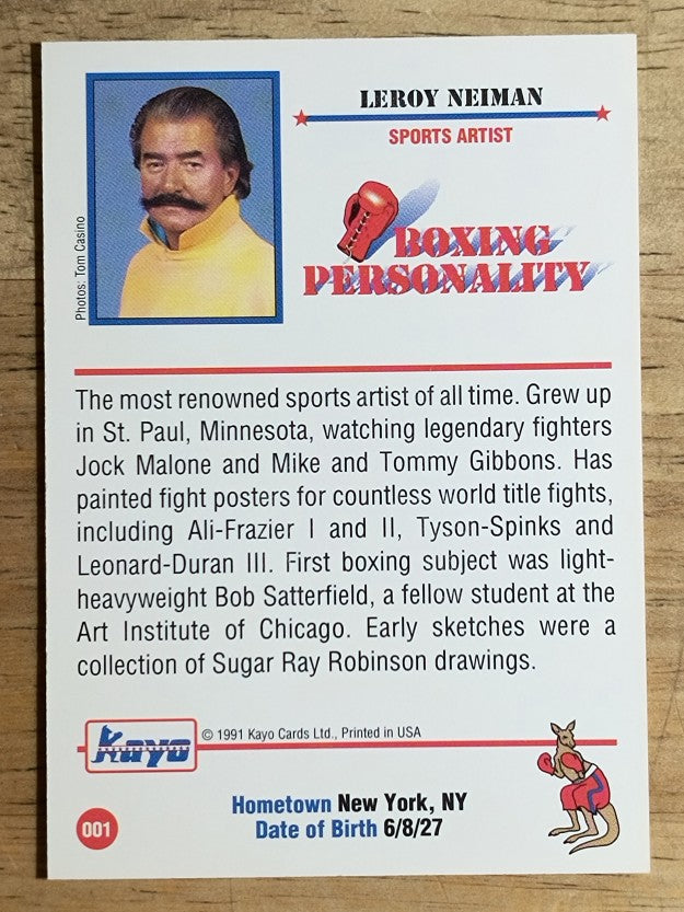 1991 Kayo #1 LeRoy Neiman