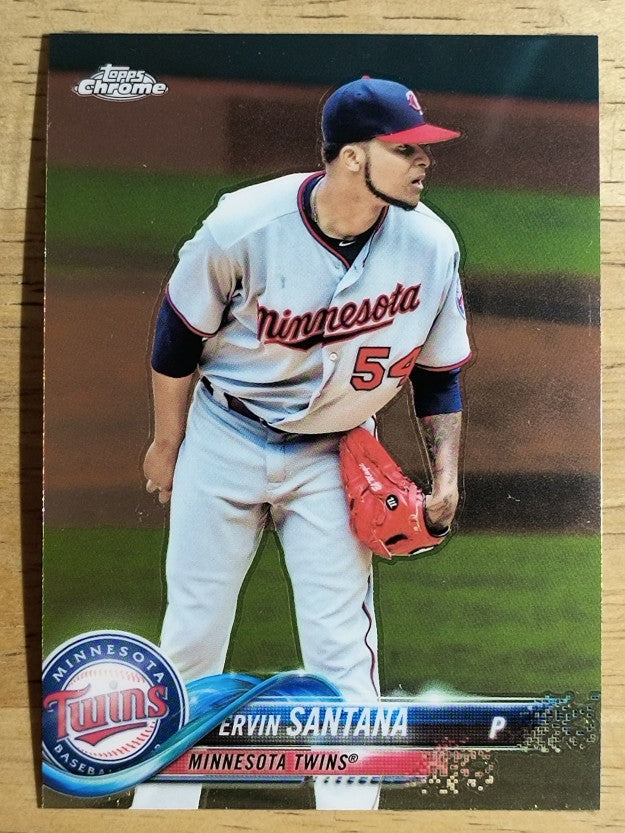 2018 Topps Chrome #153 Ervin Santana