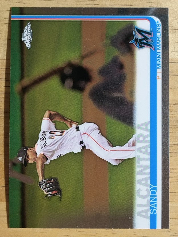 2019 Topps Chrome #119 Sandy Alcantara