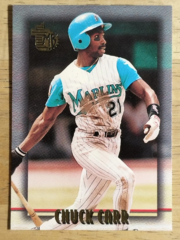 1995 Topps Embossed #16 Chuck Carr
