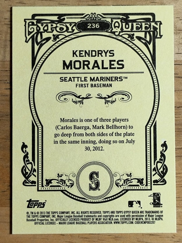 2013 Topps Gypsy Queen #236 Kendrys Morales