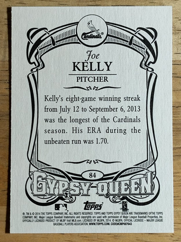 2014 Topps Gypsy Queen #84 Joe Kelly