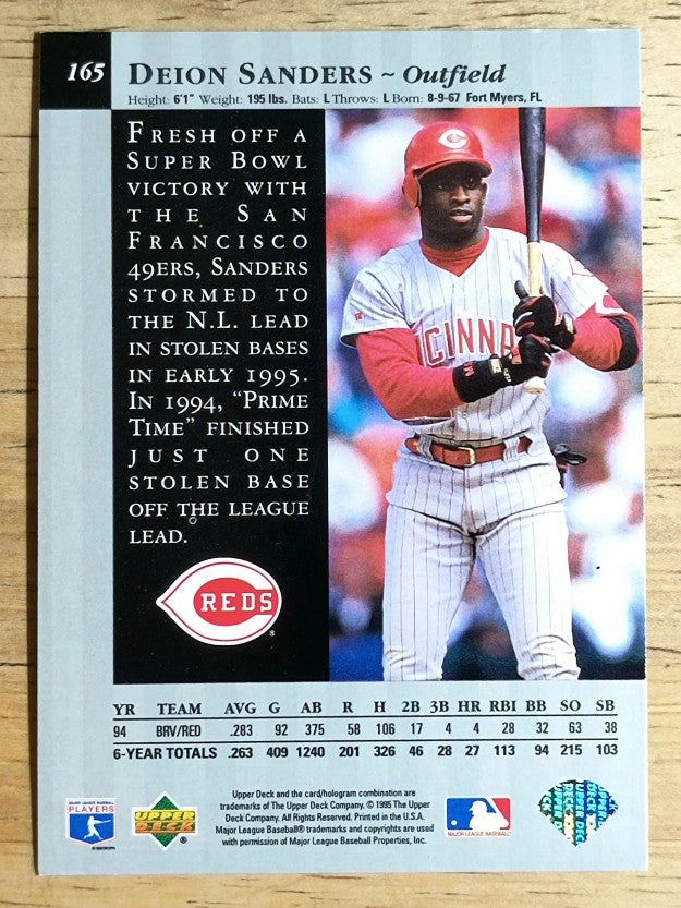 1995 Upper Deck Special Edition #165 Deion Sanders