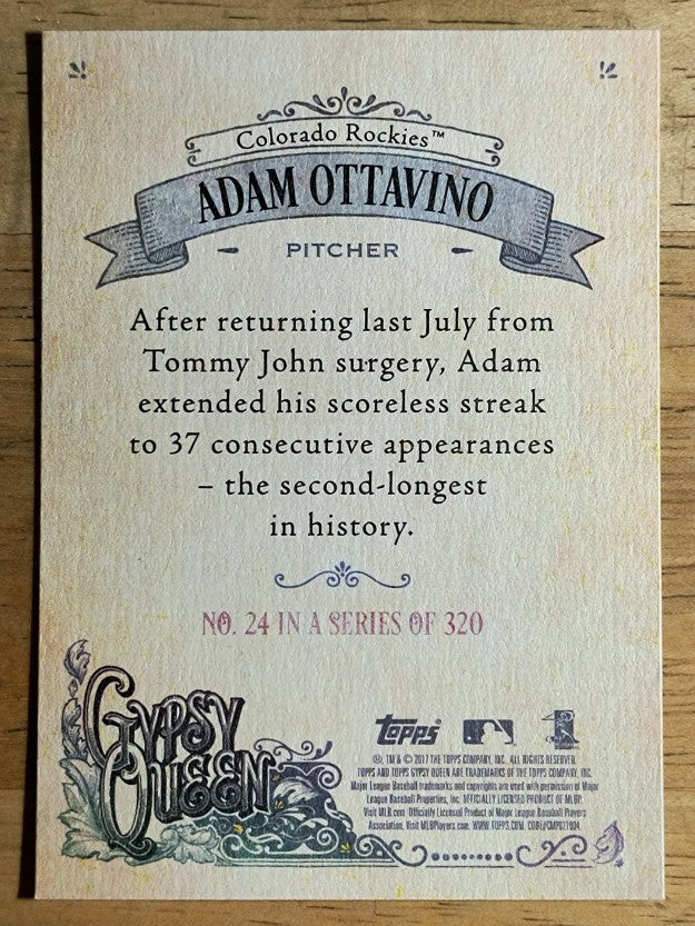 2017 Topps Gypsy Queen #24 Adam Ottavino