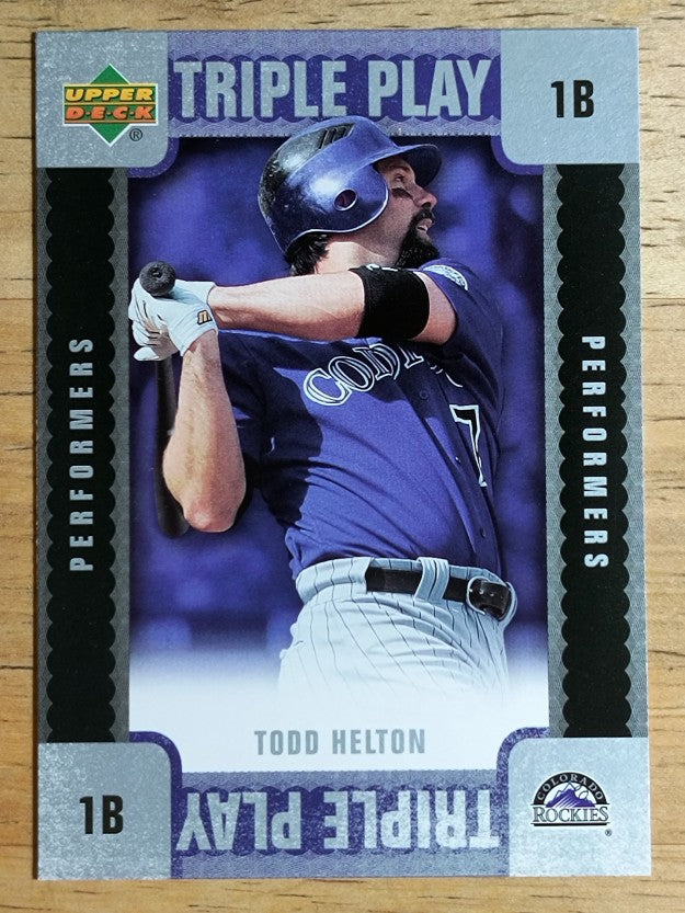 2007 Upper Deck Triple Play Performers #TPTH Todd Helton
