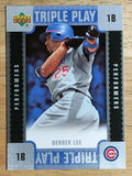 2007 Upper Deck Triple Play Performers #TPDL Derrek Lee