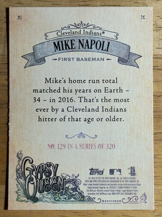 2017 Topps Gypsy Queen #129 Mike Napoli