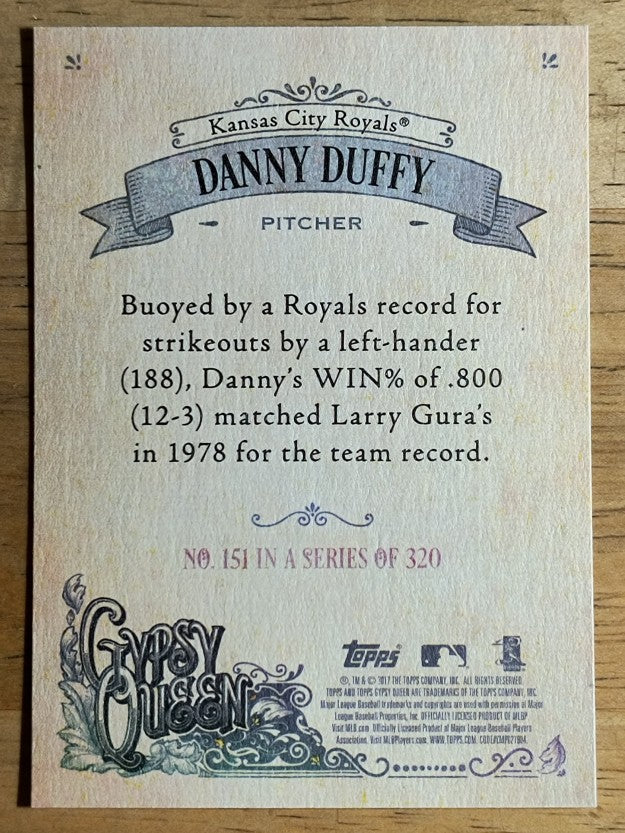 2017 Topps Gypsy Queen #151 Danny Duffy