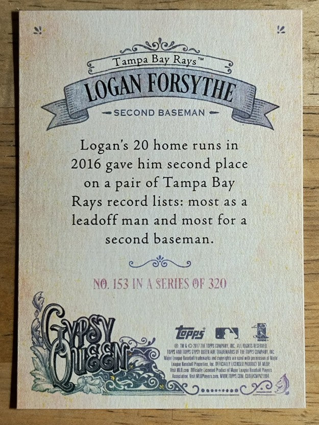 2017 Topps Gypsy Queen #153 Logan Forsythe