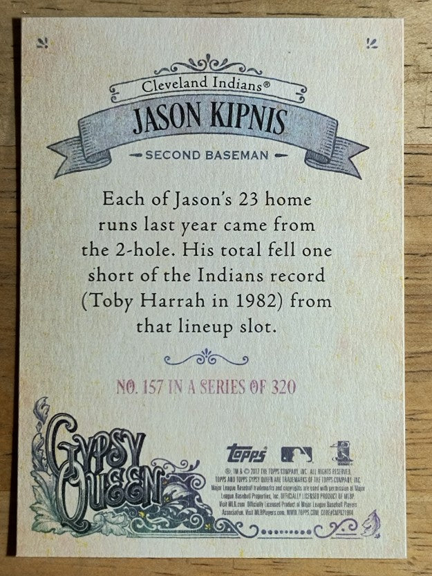 2017 Topps Gypsy Queen #157 Jason Kipnis