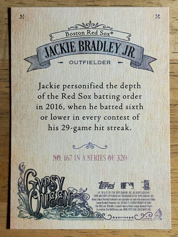 2017 Topps Gypsy Queen #167 Jackie Bradley Jr.