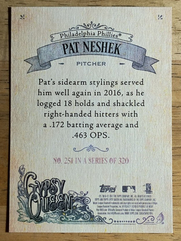 2017 Topps Gypsy Queen #251 Pat Neshek