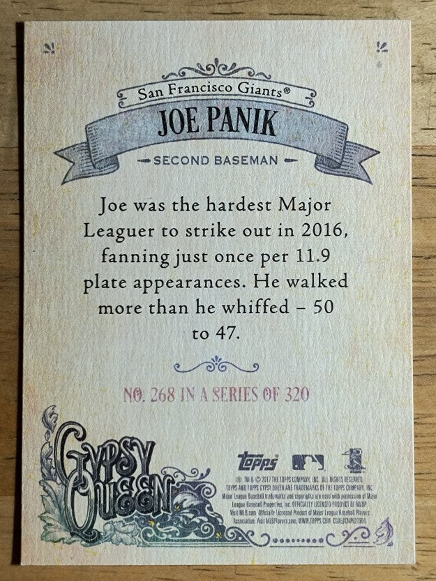 2017 Topps Gypsy Queen #268 Joe Panik