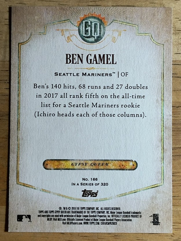 2018 Topps Gypsy Queen #166 Ben Gamel